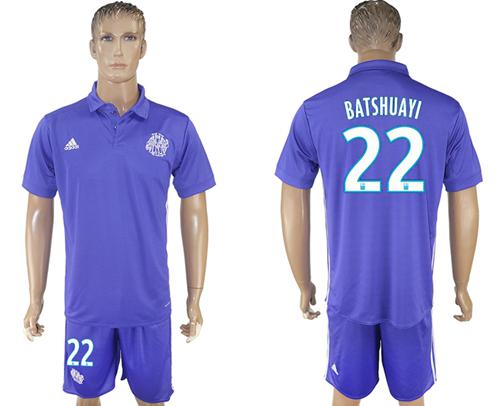 Marseille #22 Batshuayi Sec Away Soccer Club Jersey